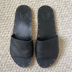 Beek Mockingbird sandal with stud detail on sole